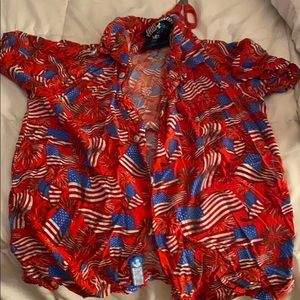 Rowdy Gentlemen American Flag Hawaiin